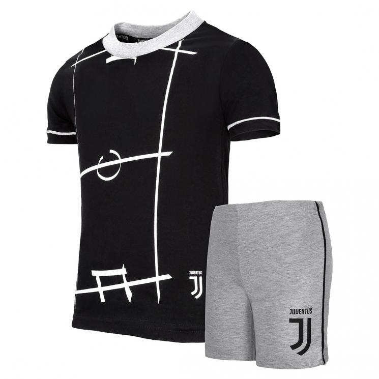 JUVENTUS PIGIAMA CORTO BAMBINO NERO - Juventus Official Online Store