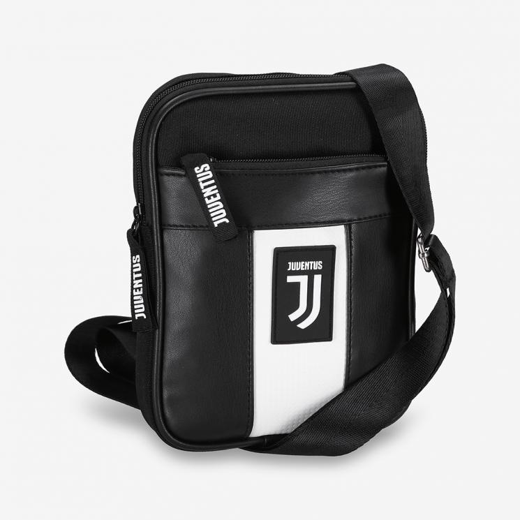 Borsello Square Shoulder Bag Unisex-Adulto Juventus Taglia Unica Nero