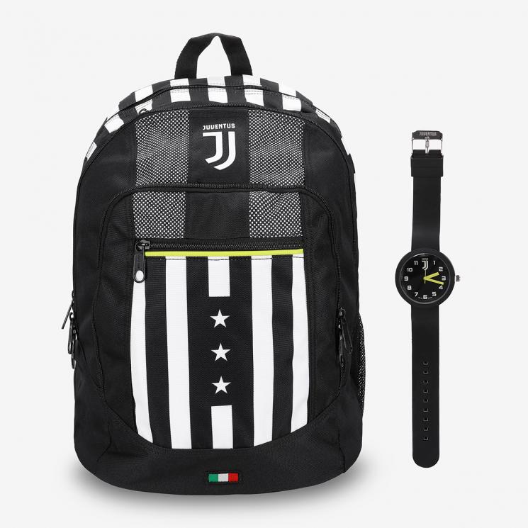 Star du football Juventus C Luo Usb Casque Schoolbag Sac à dos d