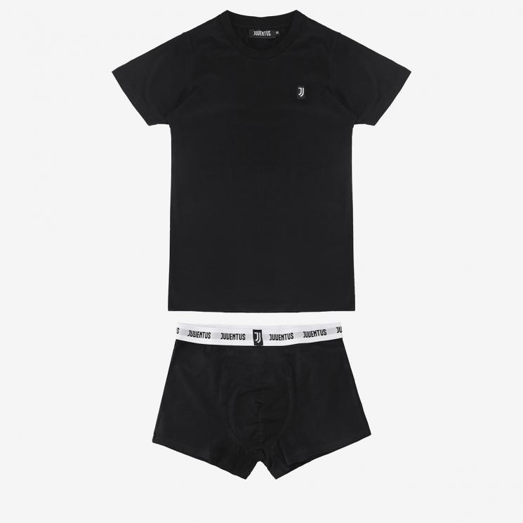 SICEM F.C Official Product Boxer Set T-Shirt Juventus Complete Underwear 