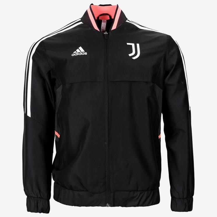 Long-Sleeved Jacket Sweater Training Suit Hoodie Windbreaker Juventus Football Appearance Uniform Uniform Black 