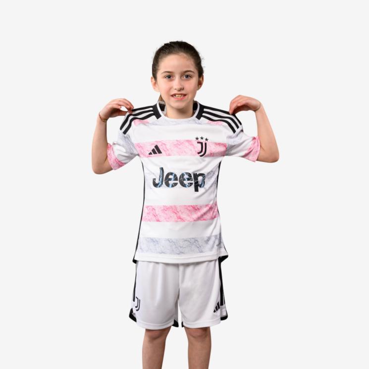 Juventus Blank Sec Away Kid Jersey