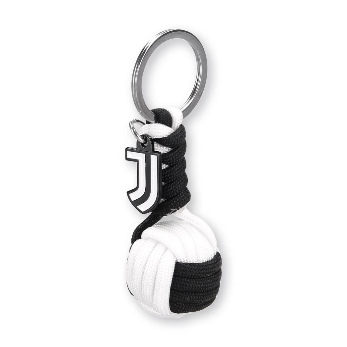 JUVENTUS BLACK CHENILLE KEYRING