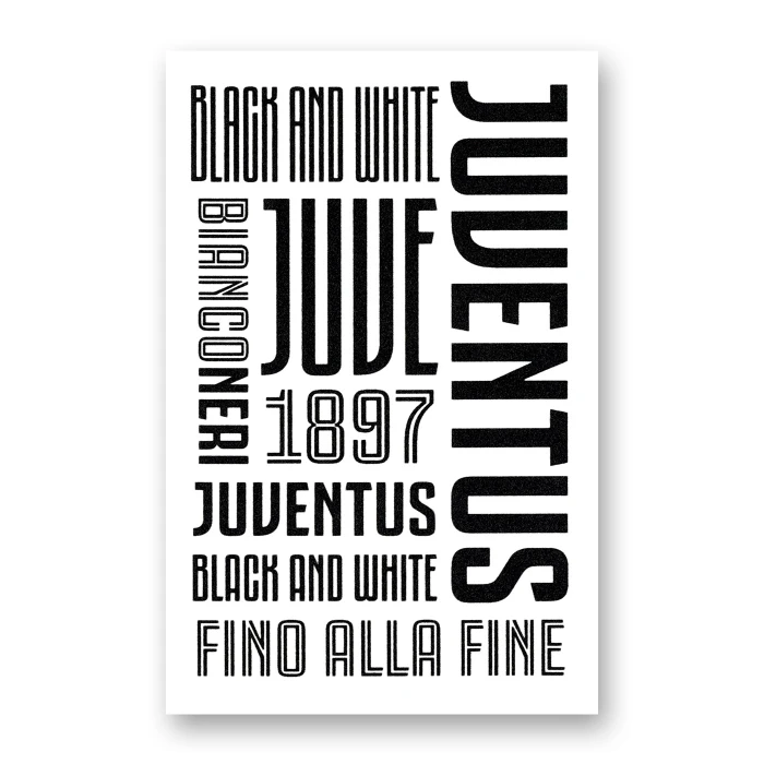 JUVENTUS STICKER GRAPHIC PICCOLO