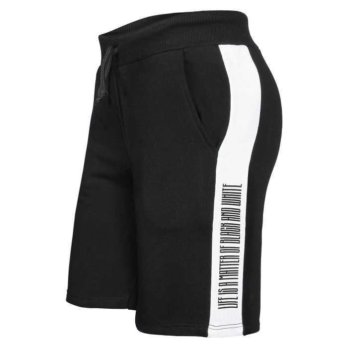JUVENTUS PANTALONCINI BLACK AND WHITE