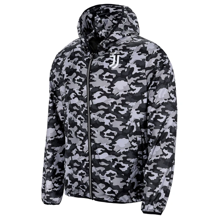 JUVENTUS BLACK CAMOUFLAGE WINDSTOPPER JACKET