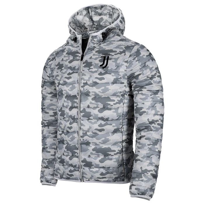JUVENTUS WHITE CAMOUFLAGE ULTRALIGHT DOWN JACKET