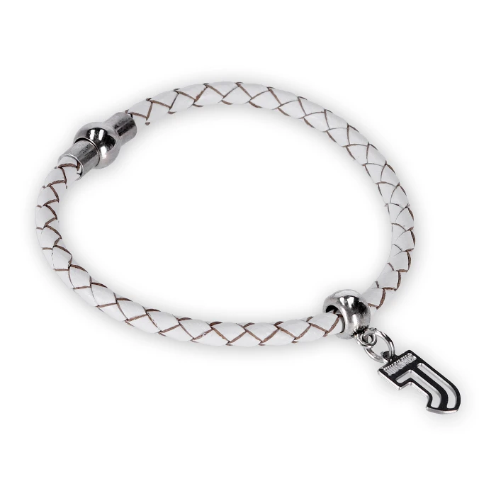 JUVENTUS WHITE LOGO J BRACELET