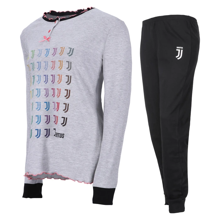 JUVENTUS PIGIAMA DONNA SERAFINO GRIGIO MELANGE