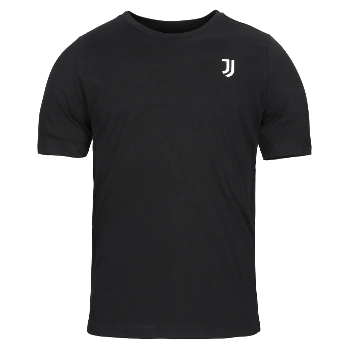 JUVENTUS BLACK ESSENTIAL T-SHIRT