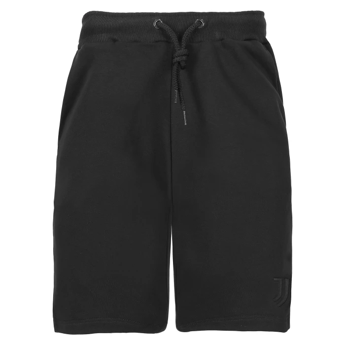 JUVENTUS BLACK ESSENTIAL SHORTS