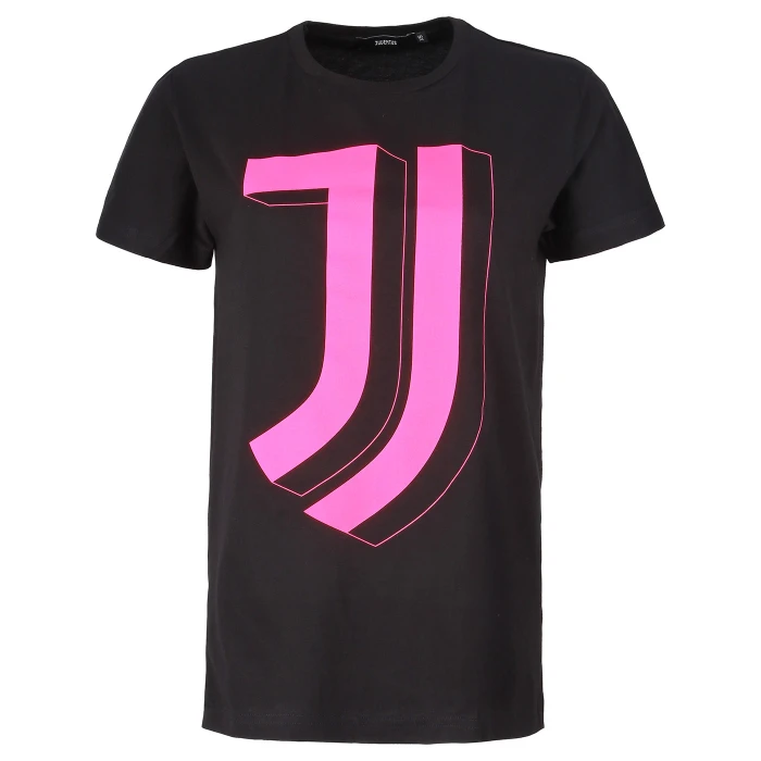 JUVENTUS 3D FUXIA LOGO T-SHIRT - WOMAN