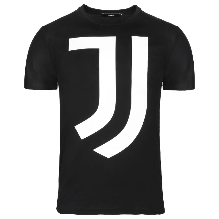 JUVENTUS BLACK LOGO T-SHIRT - BOY