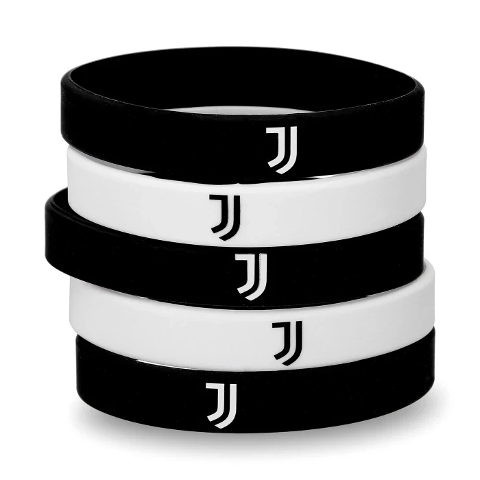 JUVENTUS SET 5 BRACCIALETTI GIOCATORE - BAMBINO