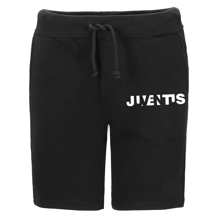 JUVENTUS BLACK GRAPHIC SHORTS