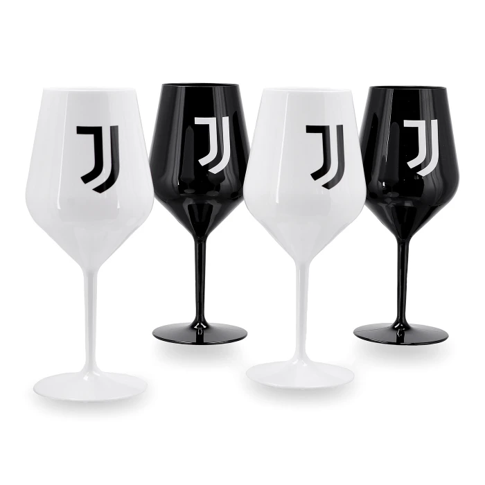 JUVENTUS 4 LOGO GLASSES SET