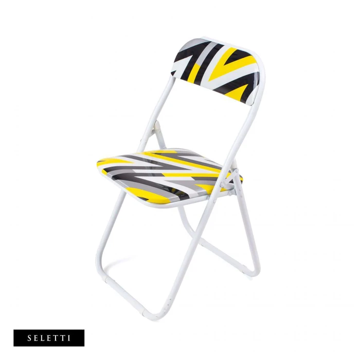JUVENTUS YELLOW FOLDING CHAIR