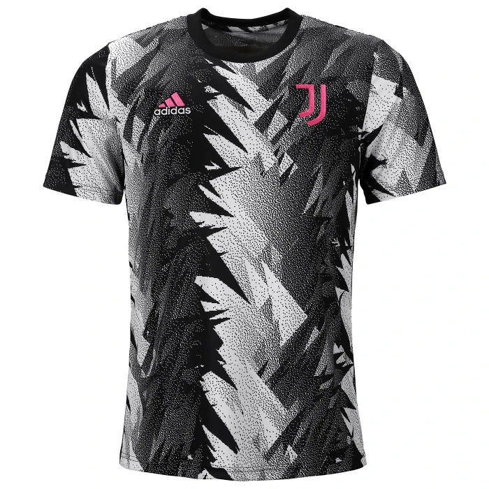 JUVENTUS BLACK/WHITE PRE-MATCH JERSEY 2022/23 - KIDS