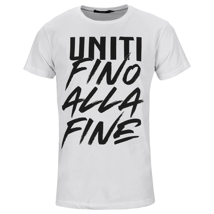 JUVENTUS T-SHIRT UNITI FINO ALLA FINE BIANCA