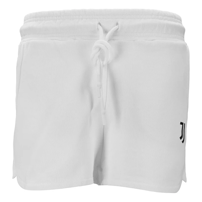 JUVENTUS WHITE LOGO SHORTS WOMAN