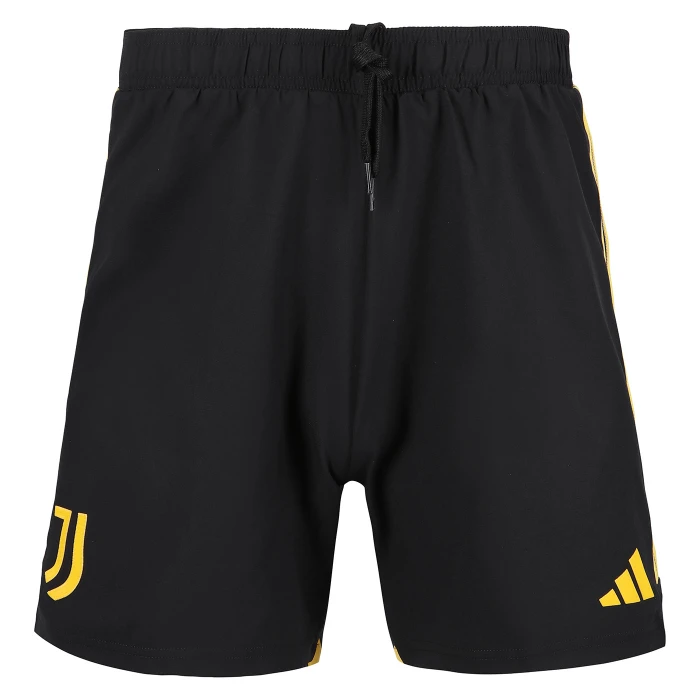 JUVENTUS BLACK HOME AUTHENTIC SHORTS 2023/24