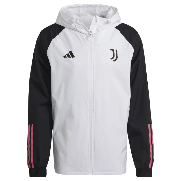 JUVENTUS WHITE ALL WEATHER JACKET 2023/24