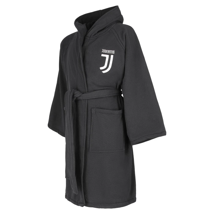 JUVENTUS BLACK BATHROBE WITH BOX - KIDS