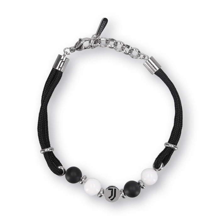 JUVENTUS NATURAL STONES AND LOGO BRACELET