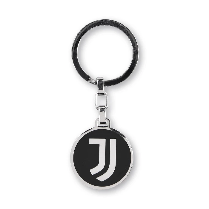 JUVENTUS ROUND LOGO KEYRING