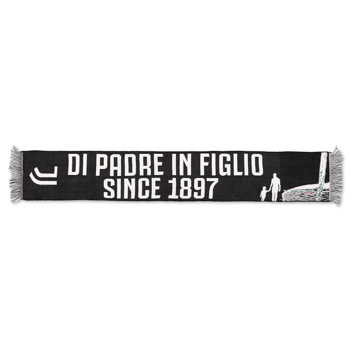 JUVENTUS DI PADRE IN FIGLIO JACQUARD SCARF