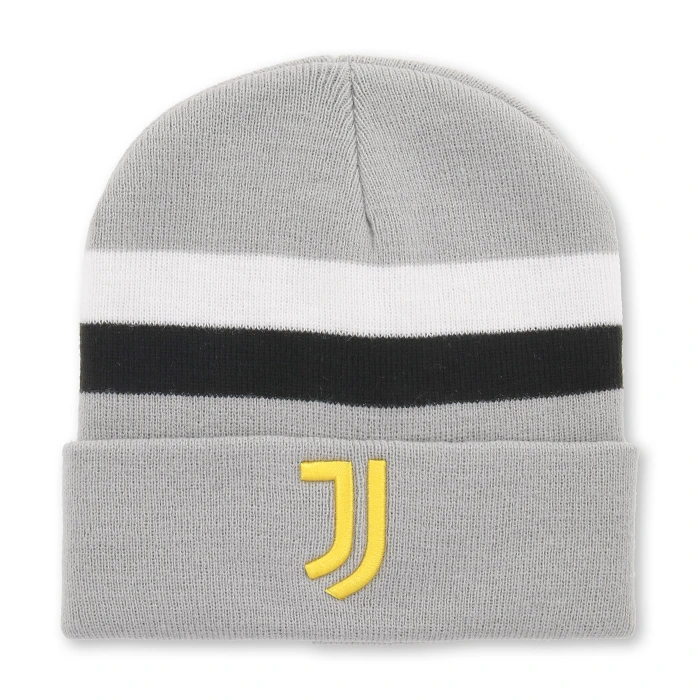 JUVENTUS GREY LOGO BEANIE