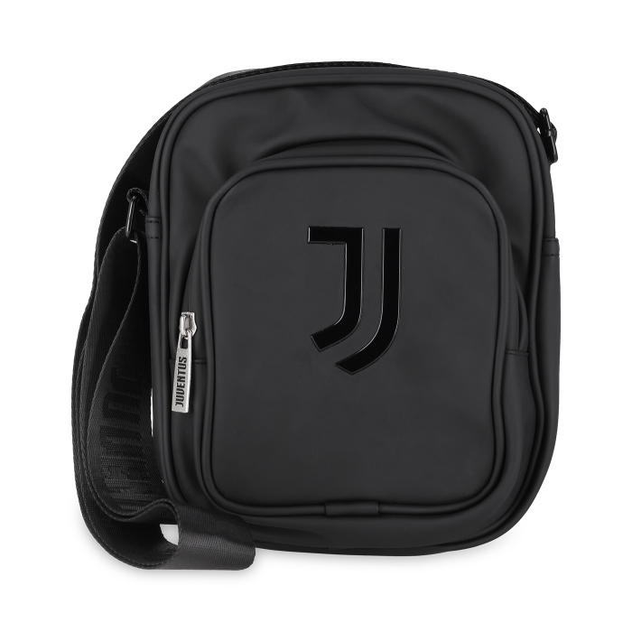 JUVENTUS BLACK PREMIUM LOGO CROSSBODY BAG