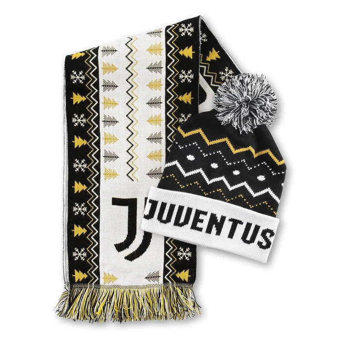 JUVENTUS CHRISTMAS BOX WITH BEANIE AND SCARF