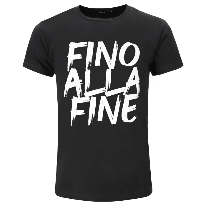 JUVENTUS BLACK FINO ALLA FINE T-SHIRT