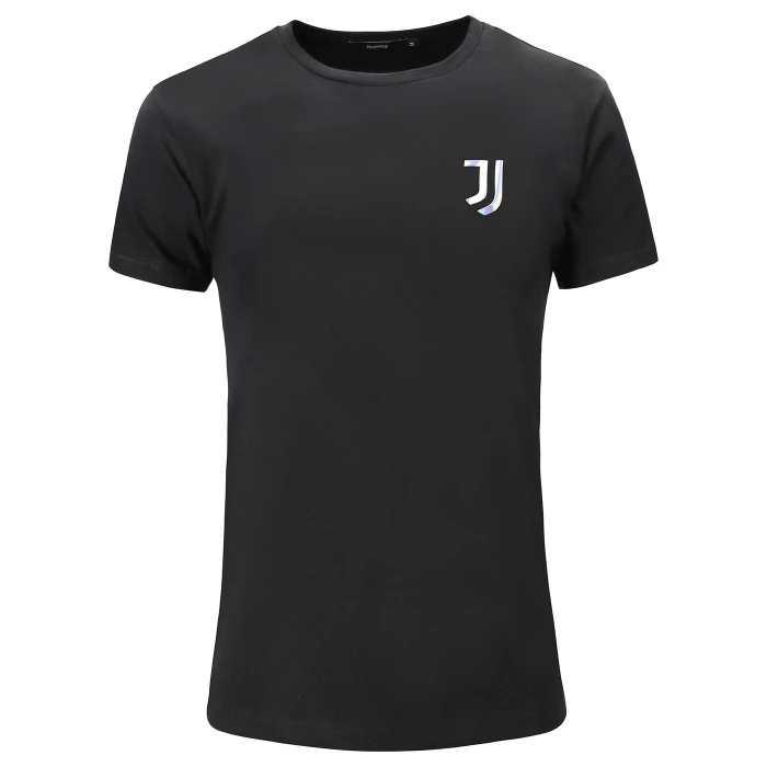 JUVENTUS BLACK LOGO T-SHIRT - WOMEN