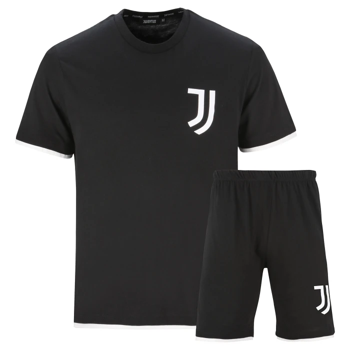 JUVENTUS BLACK SHORT PAJAMAS
