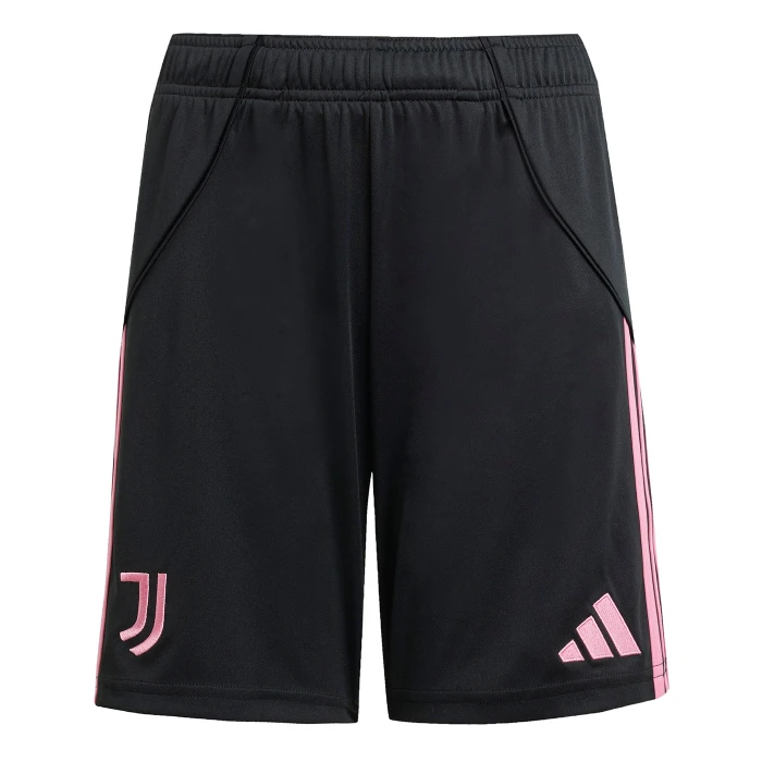 JUVENTUS BLACK HOME SHORTS 2025/26 - KIDS