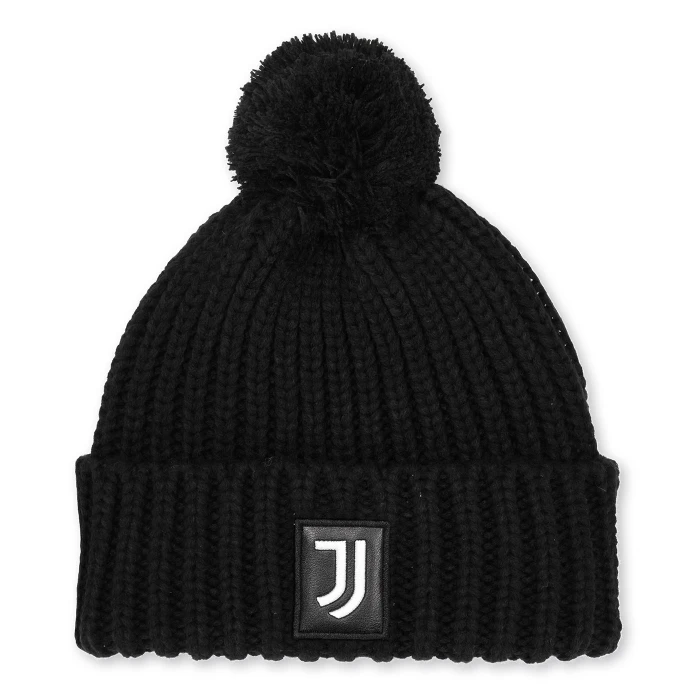 JUVENTUS BLACK POM POM BEANIE
