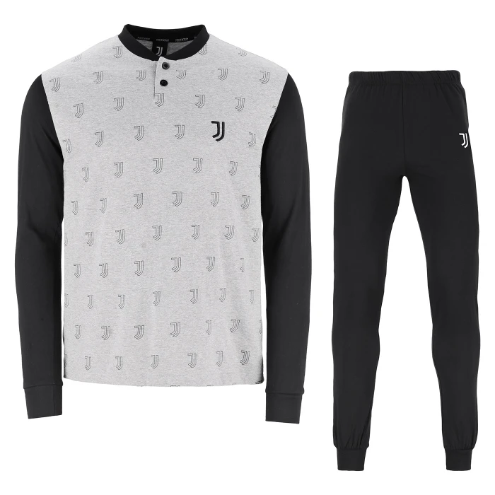 JUVENTUS GREY LONG PAJAMAS