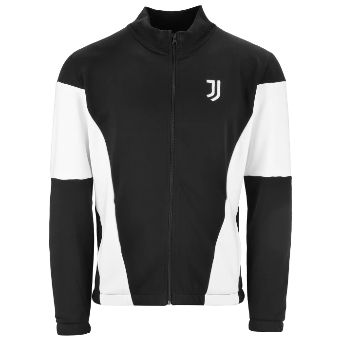 JUVENTUS BLACK TRACK TOP LOGO