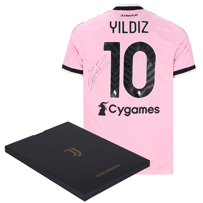 YILDIZ AUTOGRAPHED JUVENTUS AWAY AUTHENTIC JERSEY 2026/27