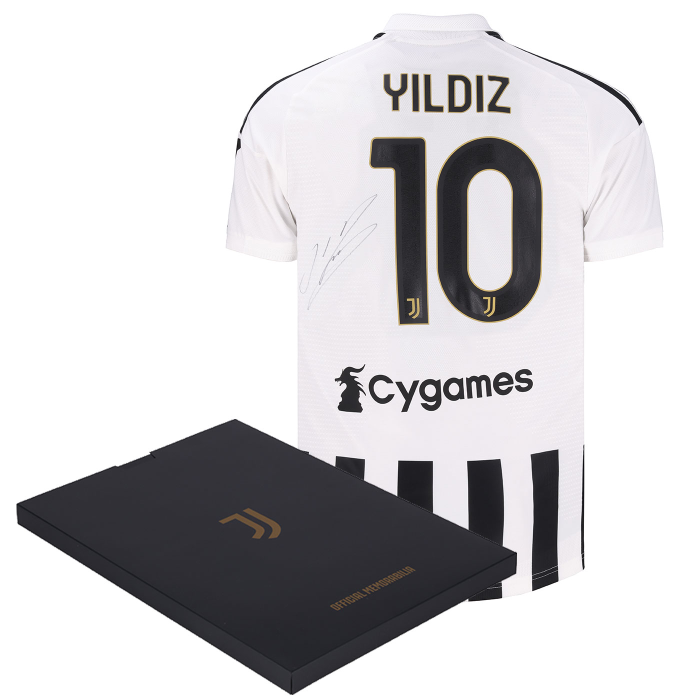 YILDIZ AUTOGRAPHED JUVENTUS HOME AUTHENTIC JERSEY 2026/27