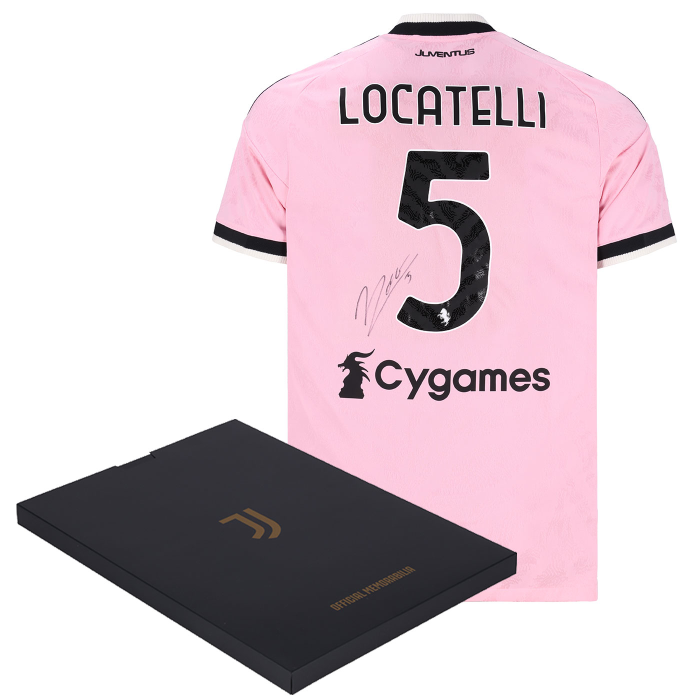 LOCATELLI AUTOGRAPHED JUVENTUS AWAY AUTHENTIC JERSEY 2026/27