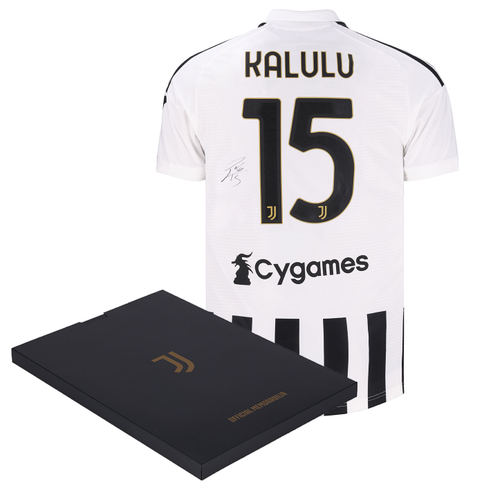 KALULU AUTOGRAPHED JUVENTUS HOME AUTHENTIC JERSEY 2026/27