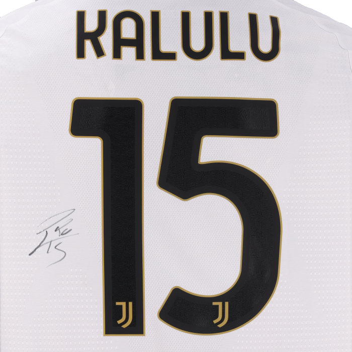 KALULU AUTOGRAPHED JUVENTUS HOME AUTHENTIC JERSEY 2026/27