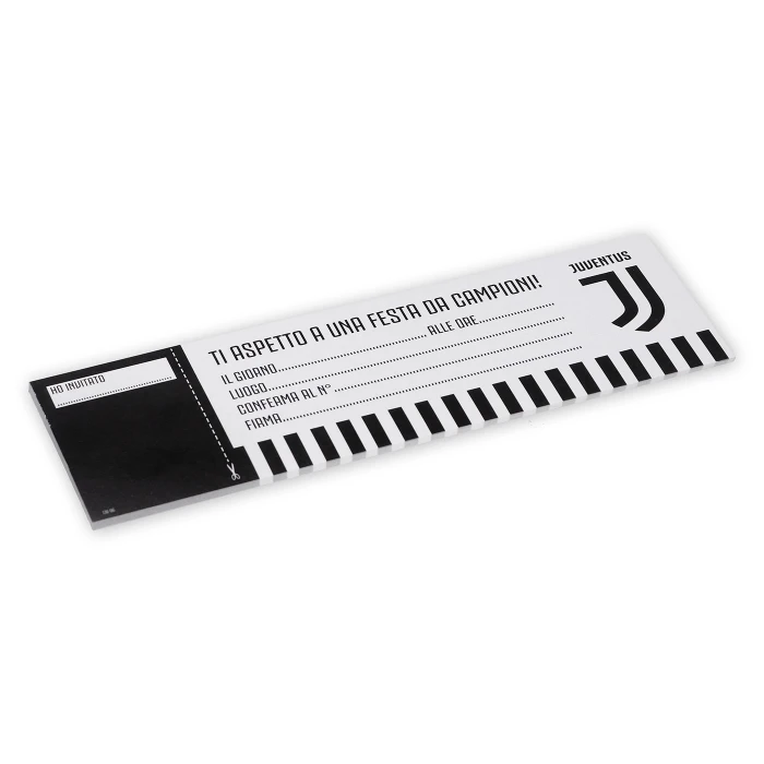 JUVENTUS BIRTHDAY INVITATION SET