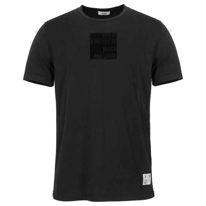 JUVENTUS LIFE IS BLACK ICON T-SHIRT