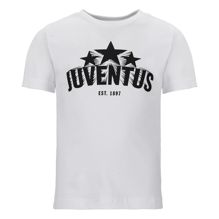 JUVENTUS WHITE 3 STARS T-SHIRT - JUNIOR