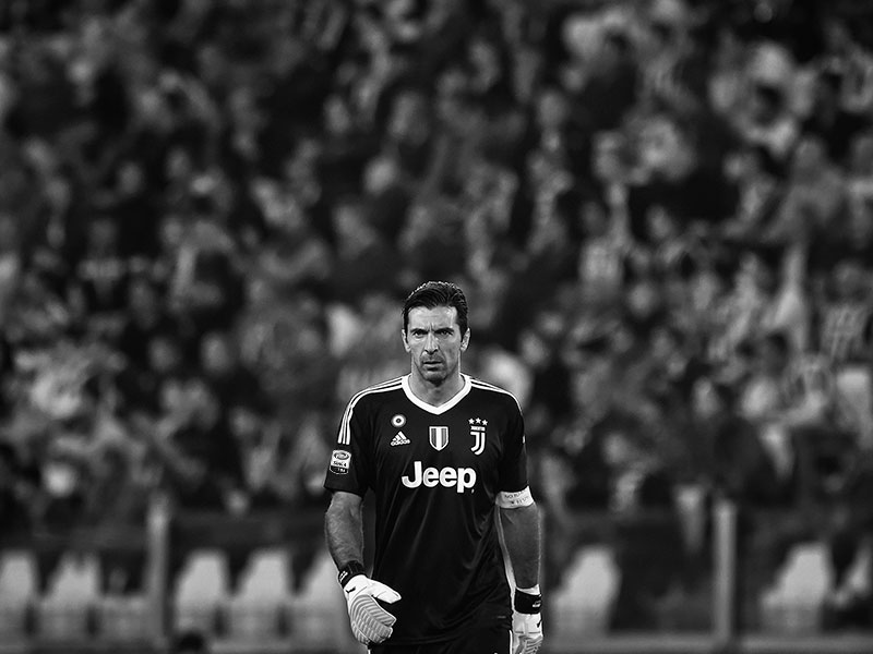 Juventus No1 Buffon Home Long Sleeves Jersey